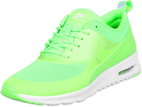 nike air max thea freizeitschuhe damen neon grün grün weiß|Nike Air Max Thea online kaufen .